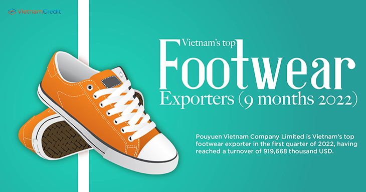 Vietnam’s top footwear exporters (9 months 2022)